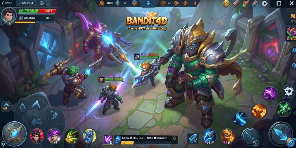 Tampilan screenshot gameplay BANDIT4D yang penuh aksi dan strategi.