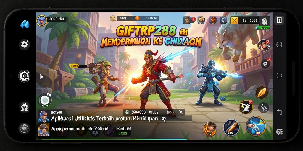 Tangkapan layar utama GIFTRP288 menunjukkan antarmuka aplikasi yang mudah digunakan.