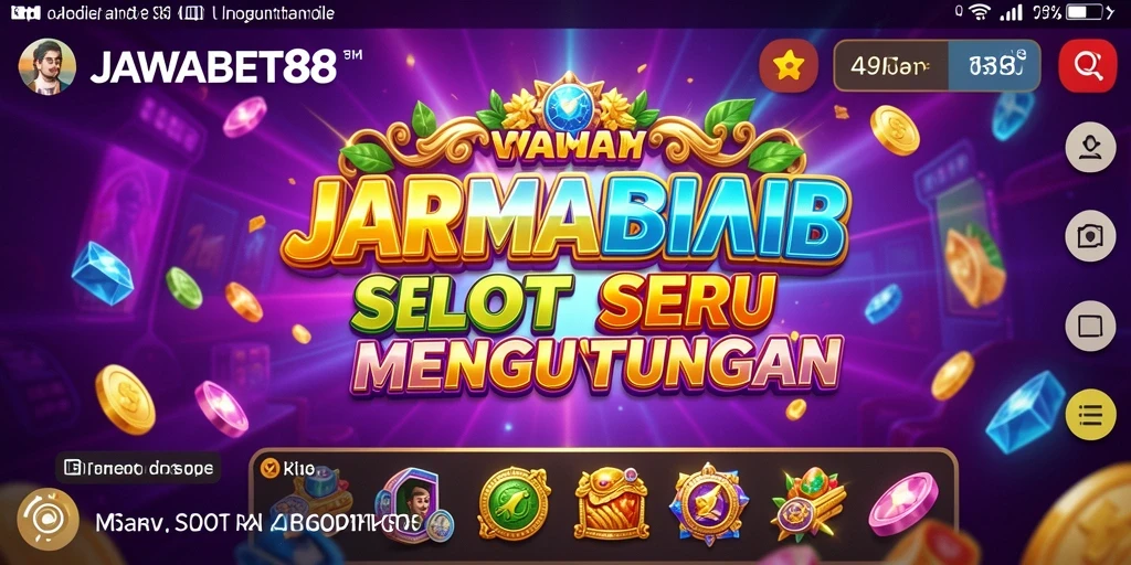 Tampilan gameplay slot JAWABET88 yang penuh warna dan menarik.