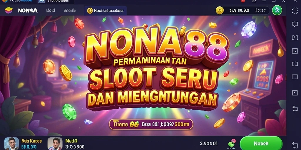 Gameplay Slot NONA88 yang menggembirakan dengan desain visual yang menarik.