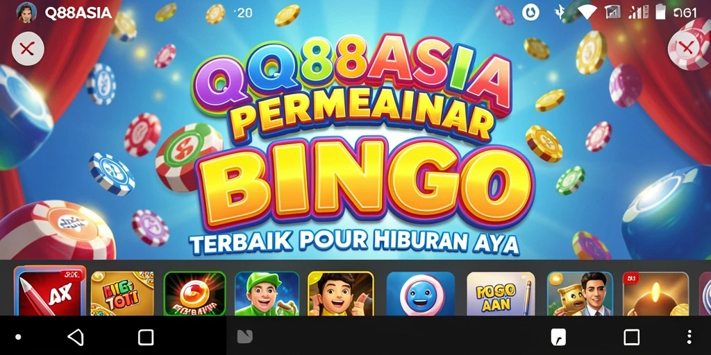 Screenshot menampilkan pemain yang bersenang-senang dalam permainan Bingo.