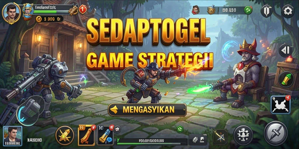 Tampilan gameplay dinamis SEDAPTOGEL dengan strategi yang mendalam.