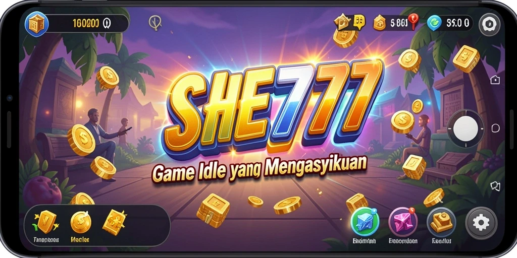 Screenshot SHE777 menampilkan gameplay santai dan menarik.