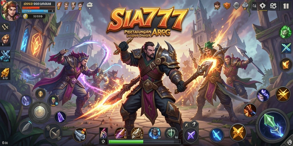 Tampilan seru gameplay SIA777 dalam pertarungan epik.